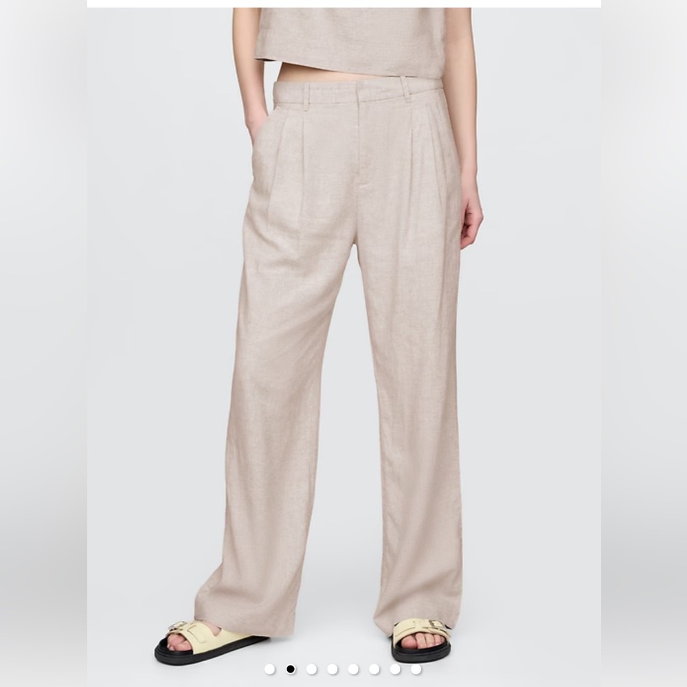 Elegant Cream Women's Pants